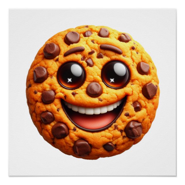 Póster Galleta sonriente. (Anverso)