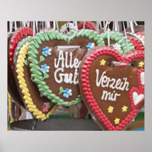 Póster Galletas de jengibre decorativas