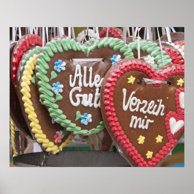 Póster Galletas de jengibre decorativas (Frente)