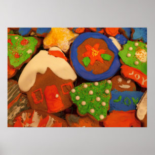 Póster Galletas de Jengibre Glaseadas