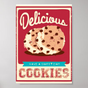 Póster Galletas deliciosas