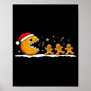 Póster Galletas Divertidas De Jengibre Navidad Niños Horn