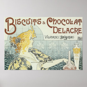Póster Galletas y poster de Chocolat