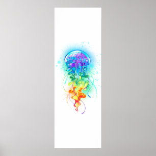 Póster Gallito arcoiris