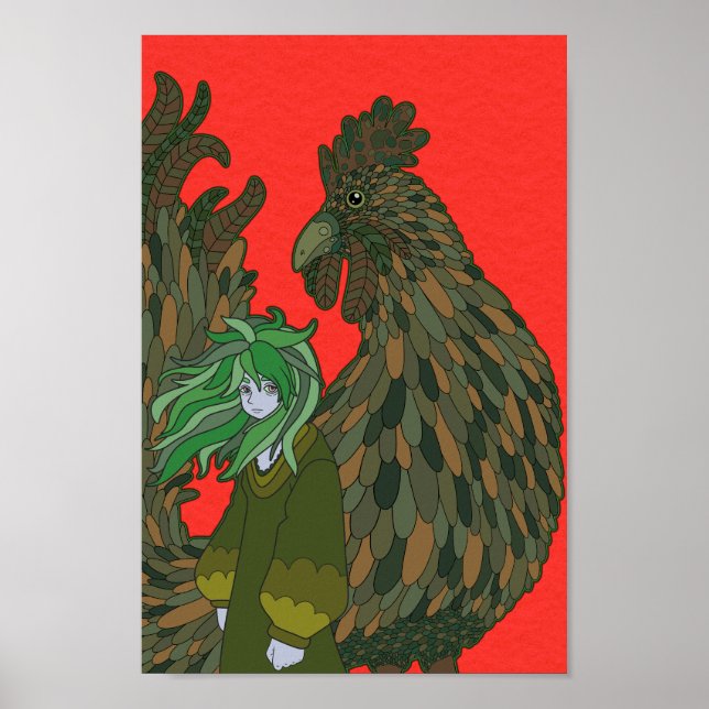 Póster Gallo (Frente)