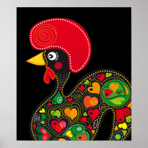 Póster Gallo de Barcelos Nr02 - Galo de Barcelos