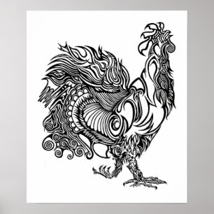 Póster Gallo dos