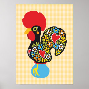 Póster Gallo famoso de Barcelos Nr 06