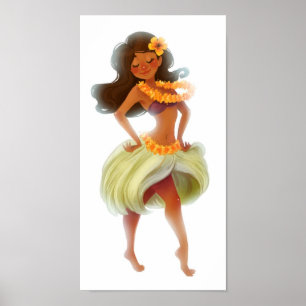 Póster galón hawaiano