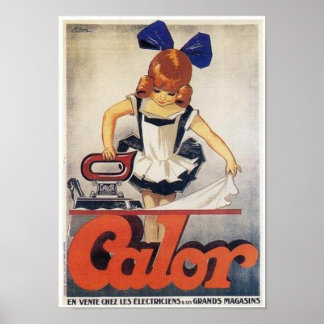 Póster Galor Irons - Anuncio para planchar infantil