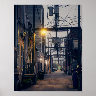 Póster Galveston de Noche