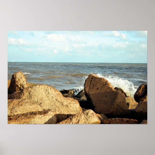 Póster Galveston Seawall (Frente)