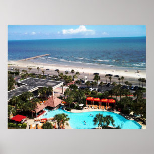 Póster Galveston, Texas - Poster