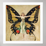 Póster Gama de mariposas Art Deco<br><div class="desc">Sorprendente poster de mariposa Art Decó. Colores hermosos - arte asombroso. Nota: ampliar esta imagen puede resultar en una impresión de mala calidad.</div>