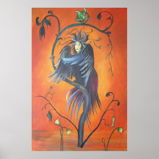 Póster Gamaun El Pájaro Profetico Con Pájaros Desnudos