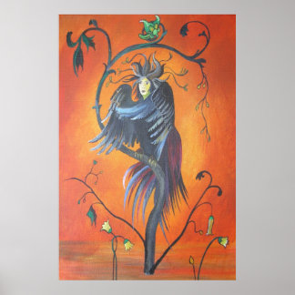 Póster Gamaun El Pájaro Profetico Con Pájaros Desnudos