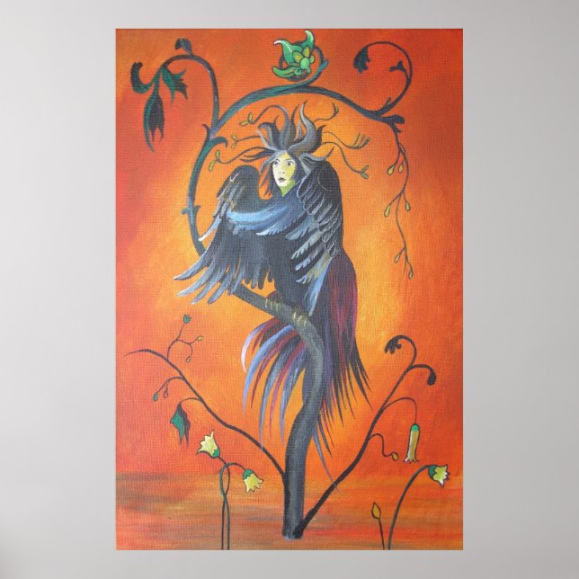 Póster Gamaun El Pájaro Profetico Con Pájaros Desnudos (Frente)