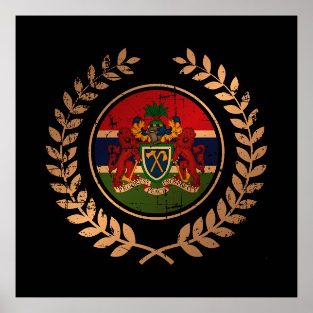 Póster Gambia (Frente)