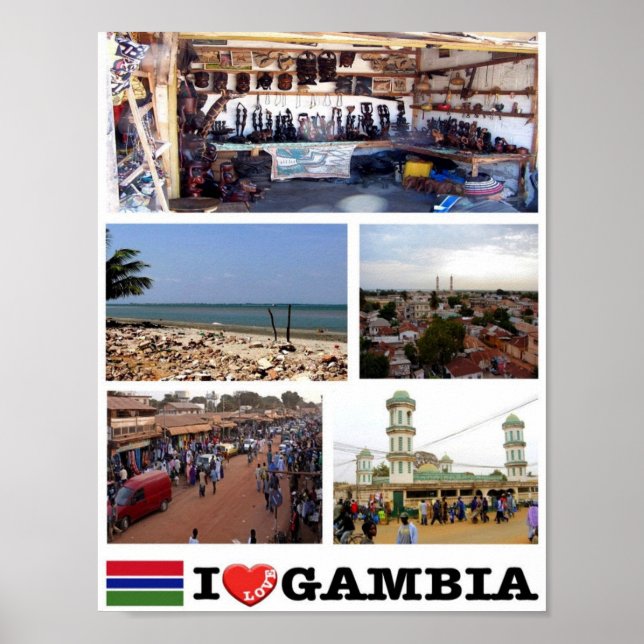 Póster Gambia - Amo - (Frente)
