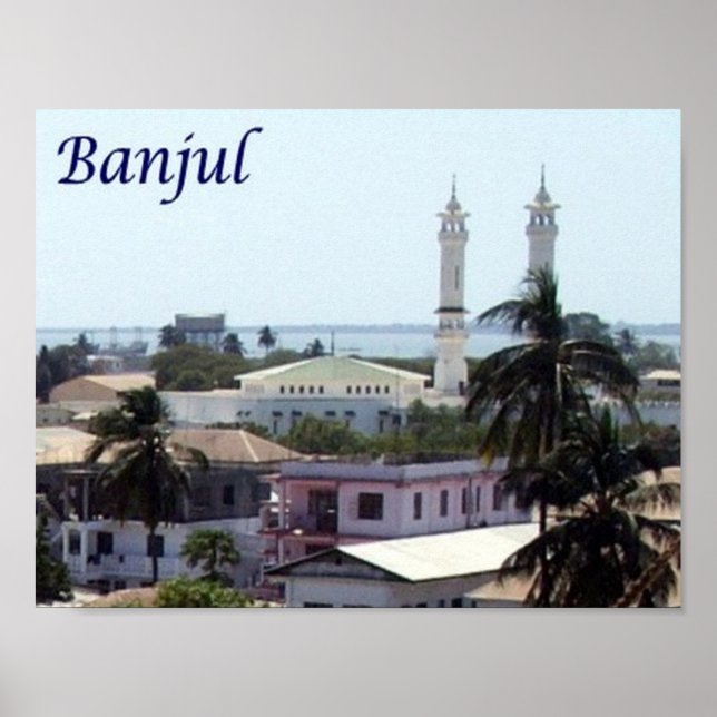 Póster Gambia - Banjul - (Frente)