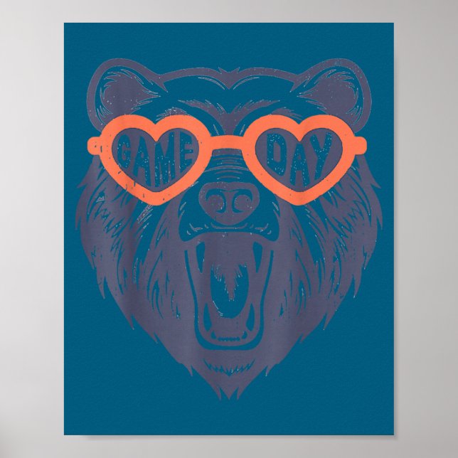 Póster Game Day Bear  (Frente)