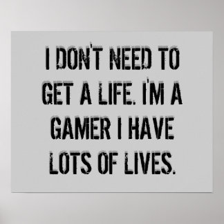 Póster Gamer