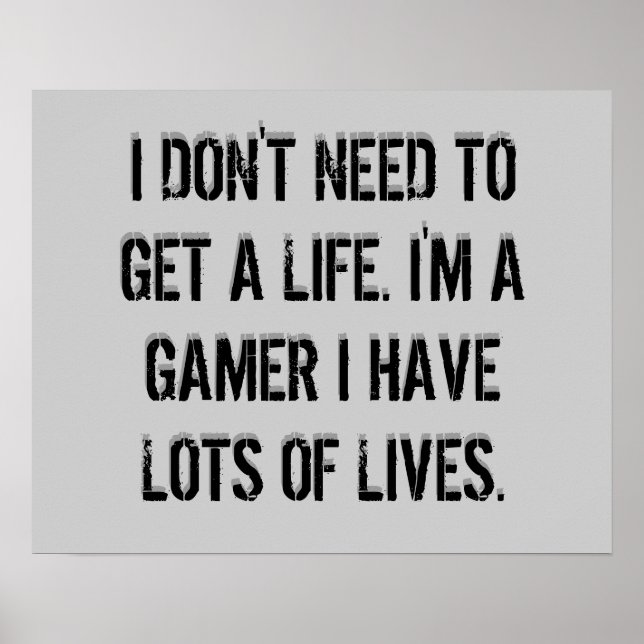 Póster Gamer (Frente)