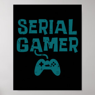 Póster Gamer Controller Divertido Juego de Videojuegos Lo