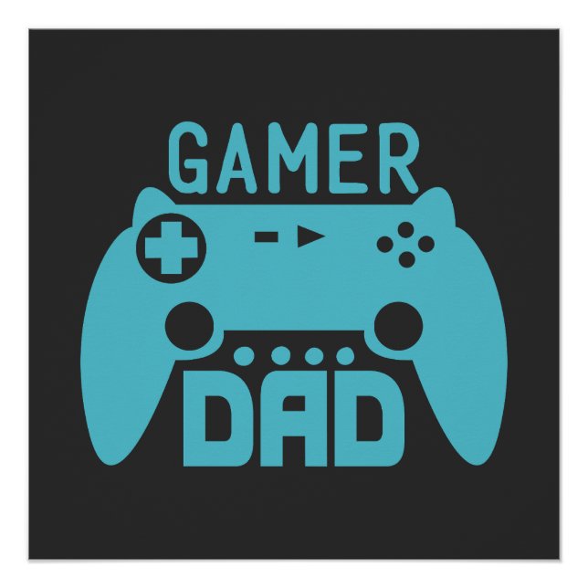PÓSTER GAMER DAD (Anverso)