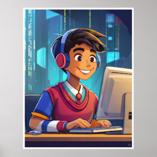 Póster Gamer - Imprimir