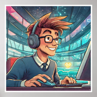 Póster Gamer - Imprimir