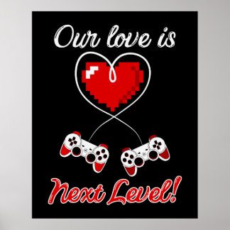 Póster Gamer Valentine Poster