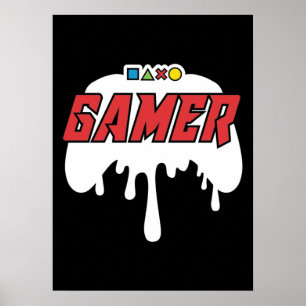 Póster Gamer - Videojuego, juegos