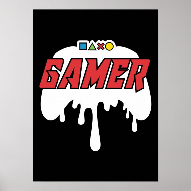 Póster Gamer - Videojuego, juegos (Frente)