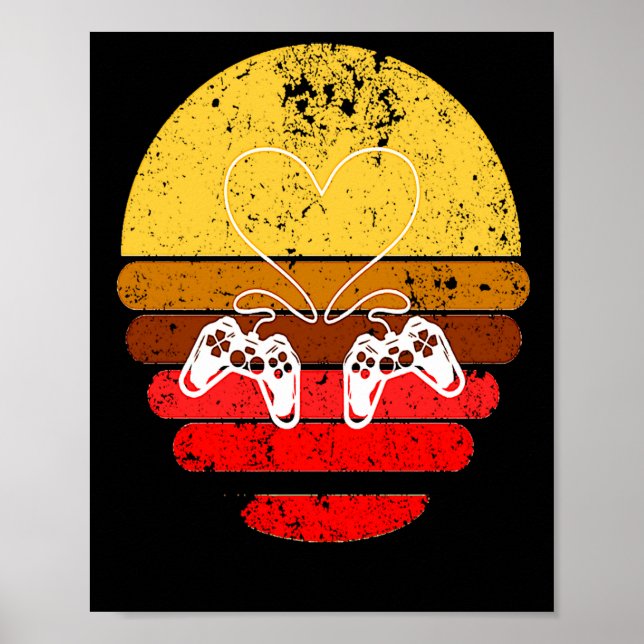 Póster Gamers Valentine Valentines Day For Gamers 1  (Frente)