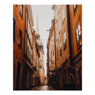 Póster Gamla Stan, Estocolmo, Suecia 