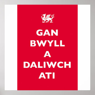 PÓSTER GAN BWYLL A DALIWCH ATI