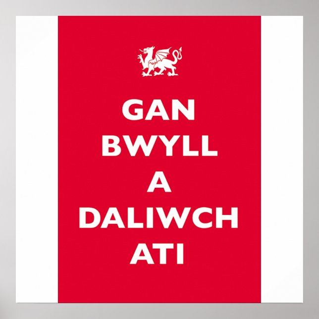 PÓSTER GAN BWYLL A DALIWCH ATI (Frente)