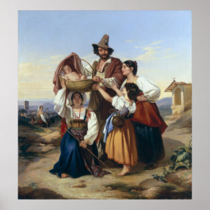 Póster Ganadero italiano, 1835