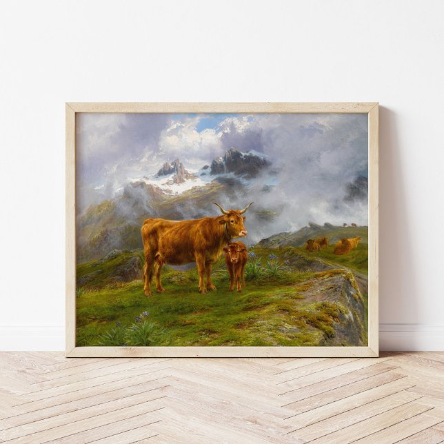 Póster Ganado de la región montañosa | Rosa Bonheur (Subido por el creador)
