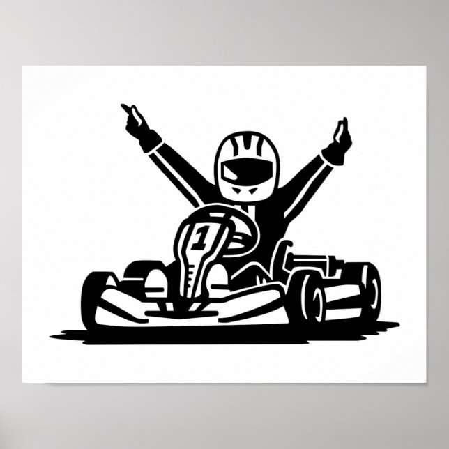 Póster Ganador de Kart (Frente)