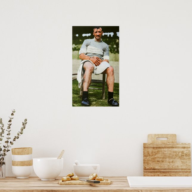 Póster Ganador de Luigi Ganna Milan Primer Giro d'Italia  (Cocina)