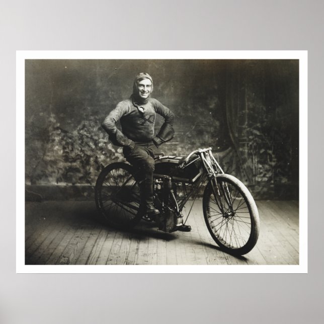 Póster Ganador de Ray Weishaar a 160 km. Raza [1914] (Frente)