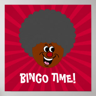 Póster Ganador del premio de la noche del bingo del