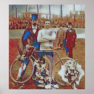 Póster Ganador del Tour De Francia 1903 Maurice Garin Dig