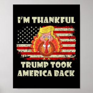 Póster Ganador: Estoy agradecido de que Trump haya ganado