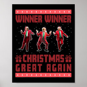 Póster Ganador Navidades de Santa Trump