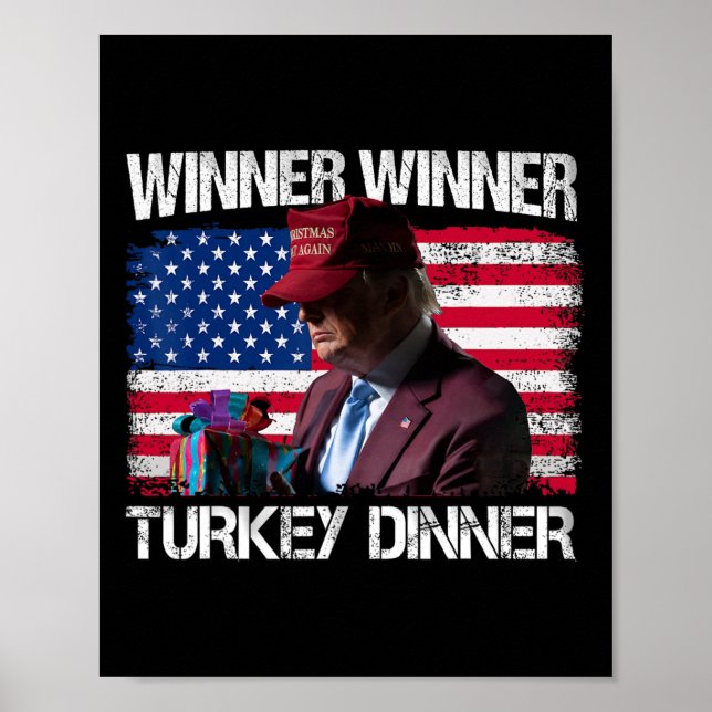 Póster Ganador Turco Cena Humor gracioso Trump (Frente)