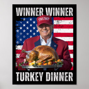 Póster Ganador Turco Cena Humor gracioso Trump