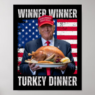 Póster Ganador Turco Cena Humor gracioso Trump